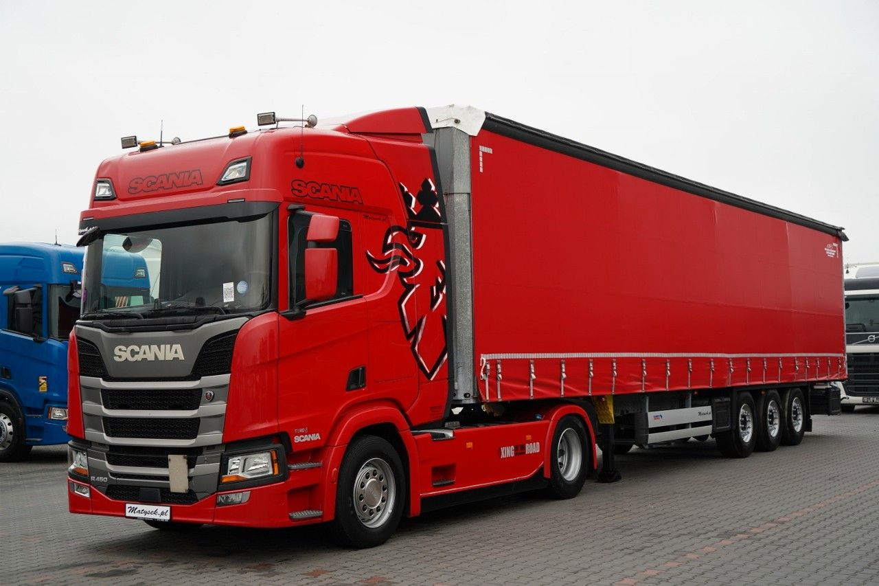 Scania R 450 / ZESTAW / + SCHMITZ / FIRANKA STANDARD / - Sadulveok: pilt 1 Scania R 450 / ZESTAW / + SCHMITZ / FIRANKA STANDARD / - Sadulveok: pilt 1