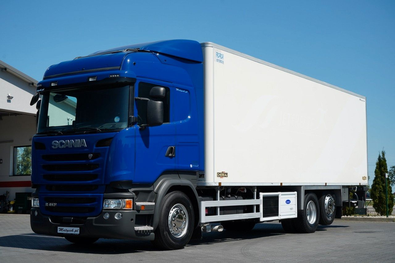 Scania R 410 / 6X2 / CHŁODNIA / SOLÓWKA / Agregat CARRI - Külmutiga veoauto: pilt 4 Scania R 410 / 6X2 / CHŁODNIA / SOLÓWKA / Agregat CARRI - Külmutiga veoauto: pilt 4