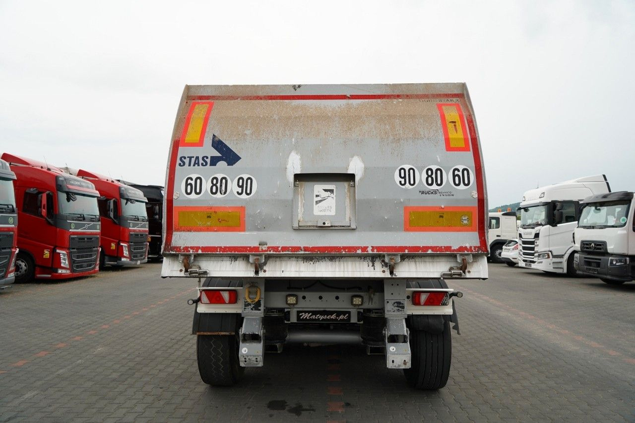 Kallur-poolhaagis Stas WYWROTKA / 26m3 / ALUMINIOWA / OŚ PONOSZONA / S: pilt 8