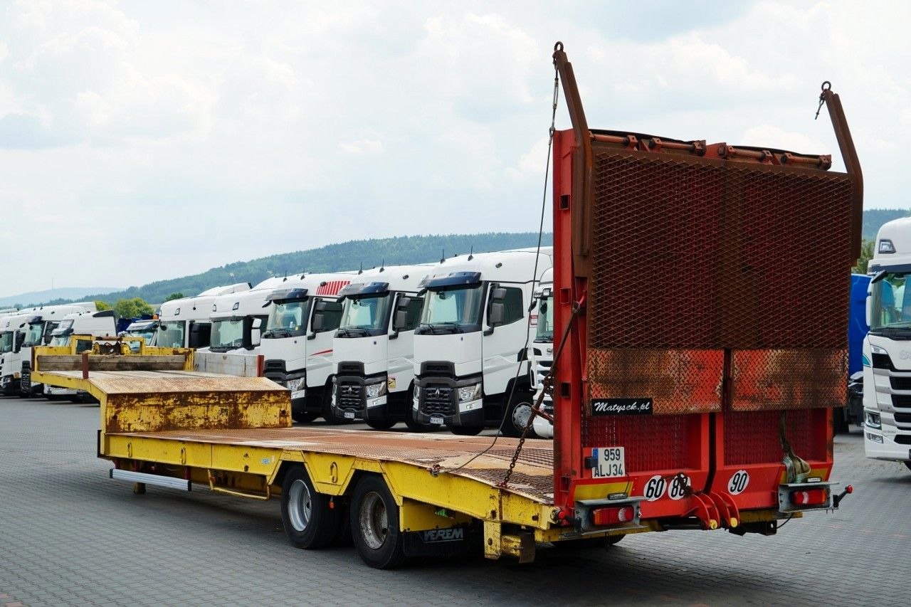 VEREM / NACZEPA LAWETA / NISKOPODWOZIOWA / 13.M - Madal platvormpoolhaagis: pilt 5 VEREM / NACZEPA LAWETA / NISKOPODWOZIOWA / 13.M - Madal platvormpoolhaagis: pilt 5