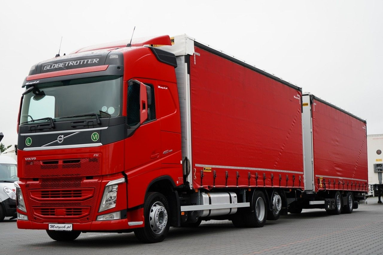 Volvo FH 460 / I-SAVE / ZESTAW TANDEM 120 M3 / PRZEJAZ - Tent veoauto: pilt 1 Volvo FH 460 / I-SAVE / ZESTAW TANDEM 120 M3 / PRZEJAZ - Tent veoauto: pilt 1