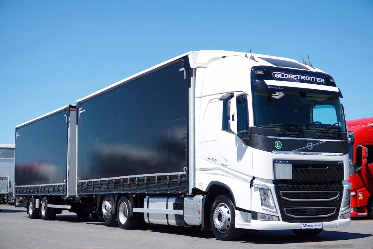 Volvo FH 460 / ZESTAW TANDEM / 120 M3 / FULL AIRMATIC - Tent veoauto: pilt 1 Volvo FH 460 / ZESTAW TANDEM / 120 M3 / FULL AIRMATIC - Tent veoauto: pilt 1