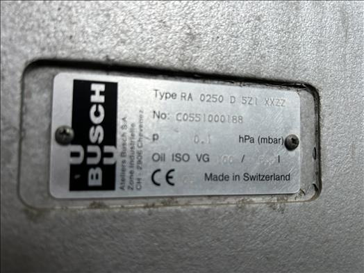 Toidumasin Busch RA0255 Vacuum pumps: pilt 7 Toidumasin Busch RA0255 Vacuum pumps: pilt 7