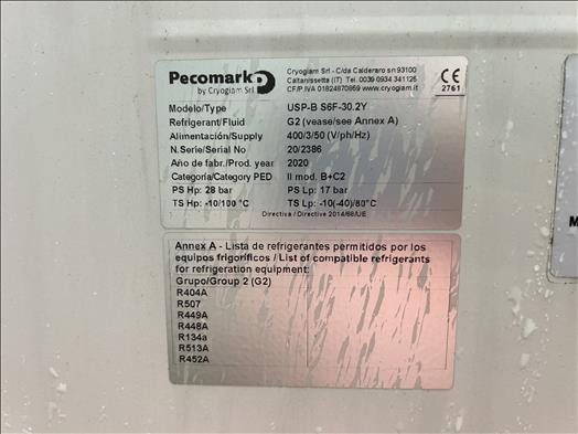 Toidumasin Pecomark USP-B S6F-30 2Y Refrigeration plant: pilt 8