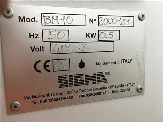 Sigma BM10 planetary mixer - Toidumasin: pilt 5 Sigma BM10 planetary mixer - Toidumasin: pilt 5
