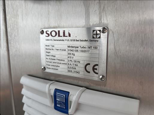 Toidumasin Sollich Minitemper Turbo MT150 Chocolate tempering machine: pilt 9