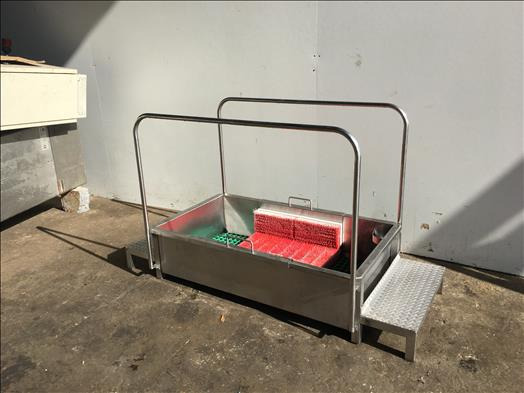 Syspal Stainless boot wash station - Toidumasin: pilt 2 Syspal Stainless boot wash station - Toidumasin: pilt 2