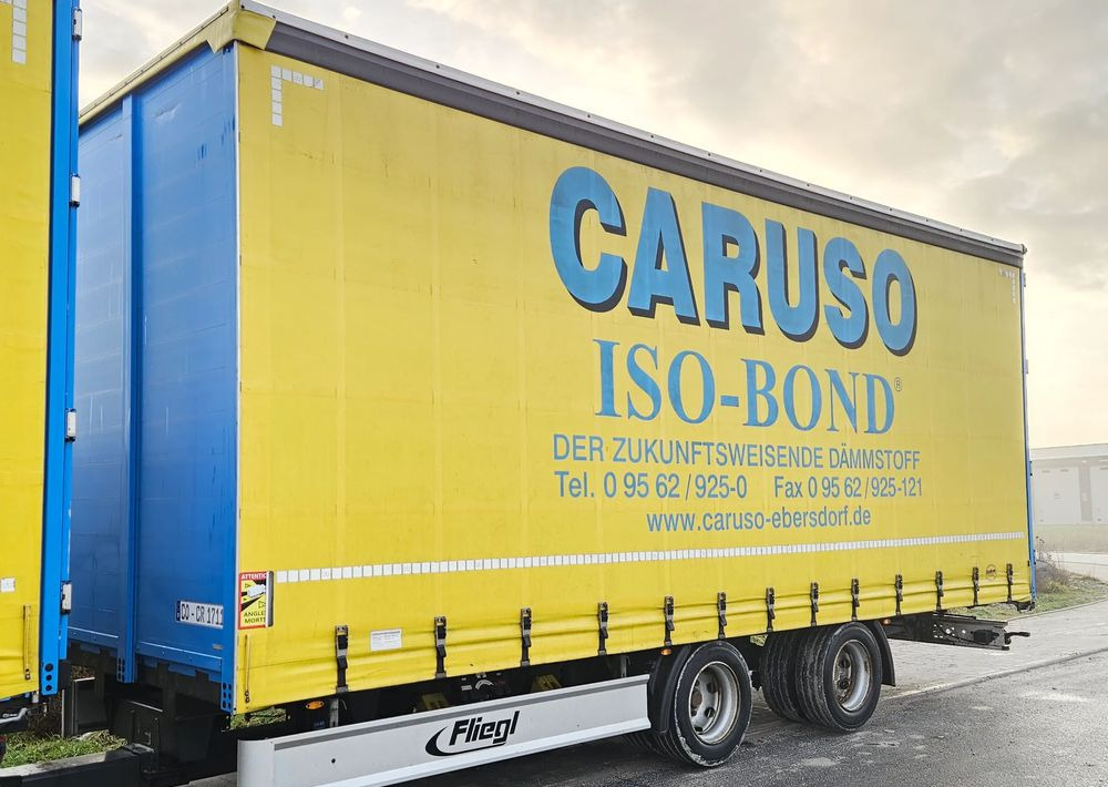 Fliegl PRZYCZEPA CIĘŻAROWA / 60m3 / 2 SZT IDENTYCZNE / NOWE PLANDEKI W CENIE / 3M WYSOKA / TANDEM / 2 OSIE / 19 PALET / DOLNY SPRZĘG / 18 TON DMC / 13 TON ŁADOWNOŚĆ - Tenthaagis: pilt 1 Fliegl PRZYCZEPA CIĘŻAROWA / 60m3 / 2 SZT IDENTYCZNE / NOWE PLANDEKI W CENIE / 3M WYSOKA / TANDEM / 2 OSIE / 19 PALET / DOLNY SPRZĘG / 18 TON DMC / 13 TON ŁADOWNOŚĆ - Tenthaagis: pilt 1