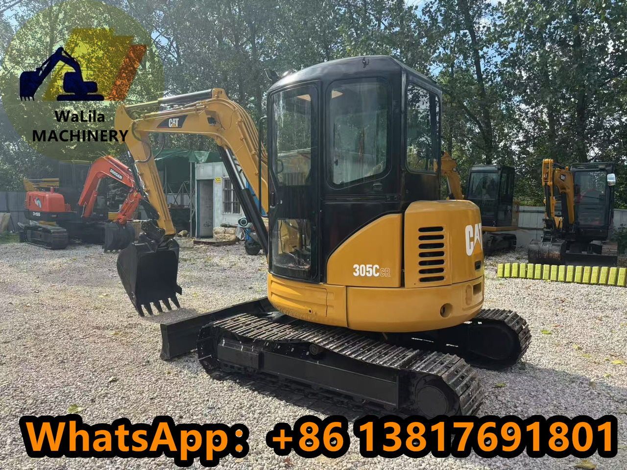 CATERPILLAR 305CCR - Miniekskavaator: pilt 2 CATERPILLAR 305CCR - Miniekskavaator: pilt 2