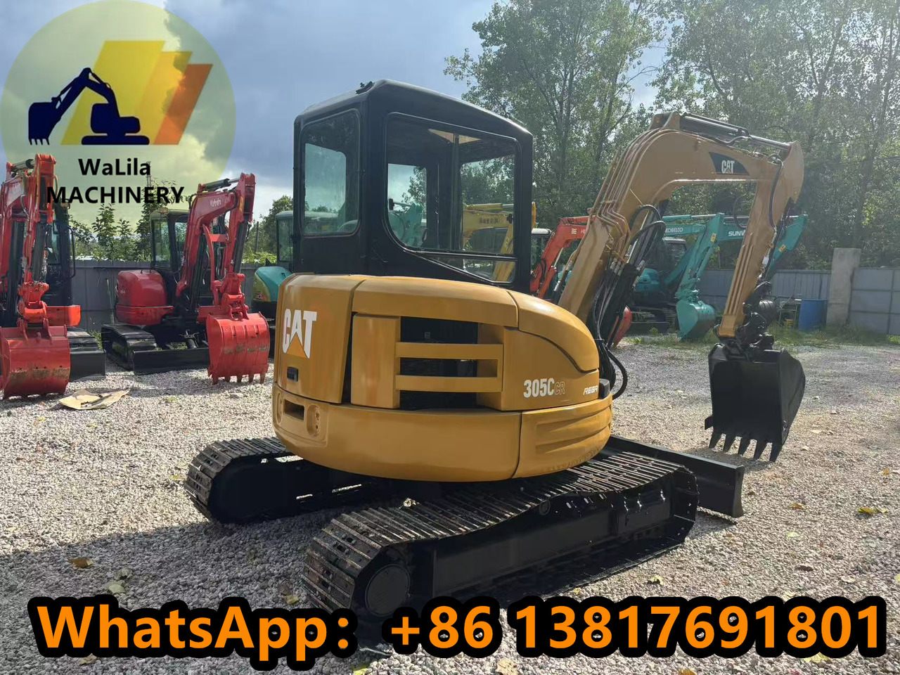 CATERPILLAR 305CCR - Miniekskavaator: pilt 3 CATERPILLAR 305CCR - Miniekskavaator: pilt 3
