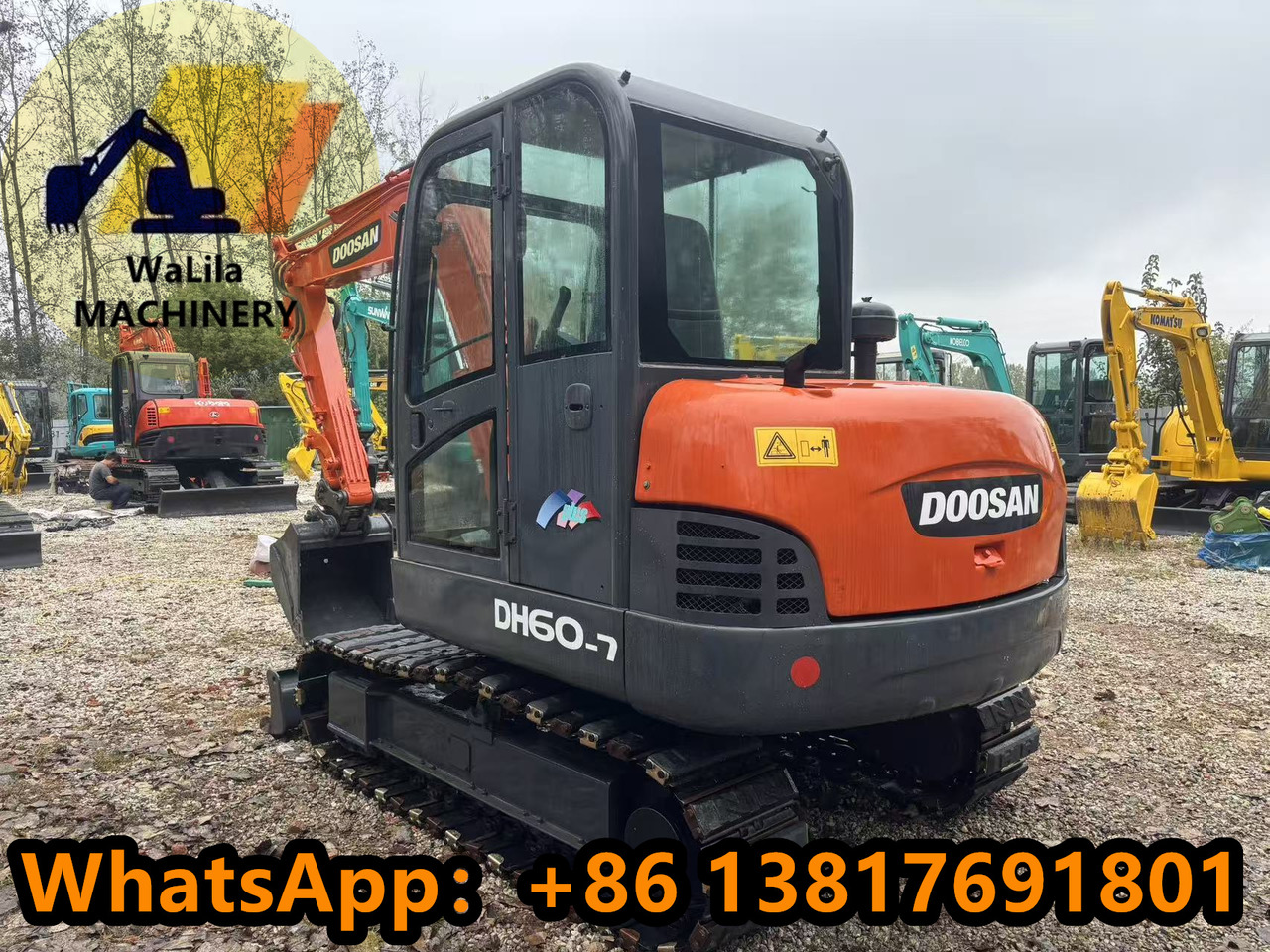 DOOSAN DH60-7 - Miniekskavaator: pilt 3 DOOSAN DH60-7 - Miniekskavaator: pilt 3