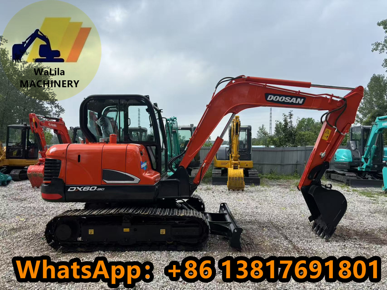 DOOSAN DX60-9 - Miniekskavaator: pilt 1 DOOSAN DX60-9 - Miniekskavaator: pilt 1