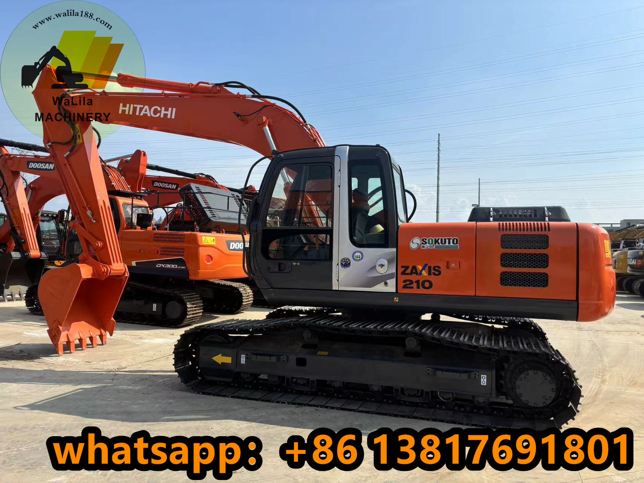 HITACHI ZX210 - Lintekskavaator: pilt 1 HITACHI ZX210 - Lintekskavaator: pilt 1
