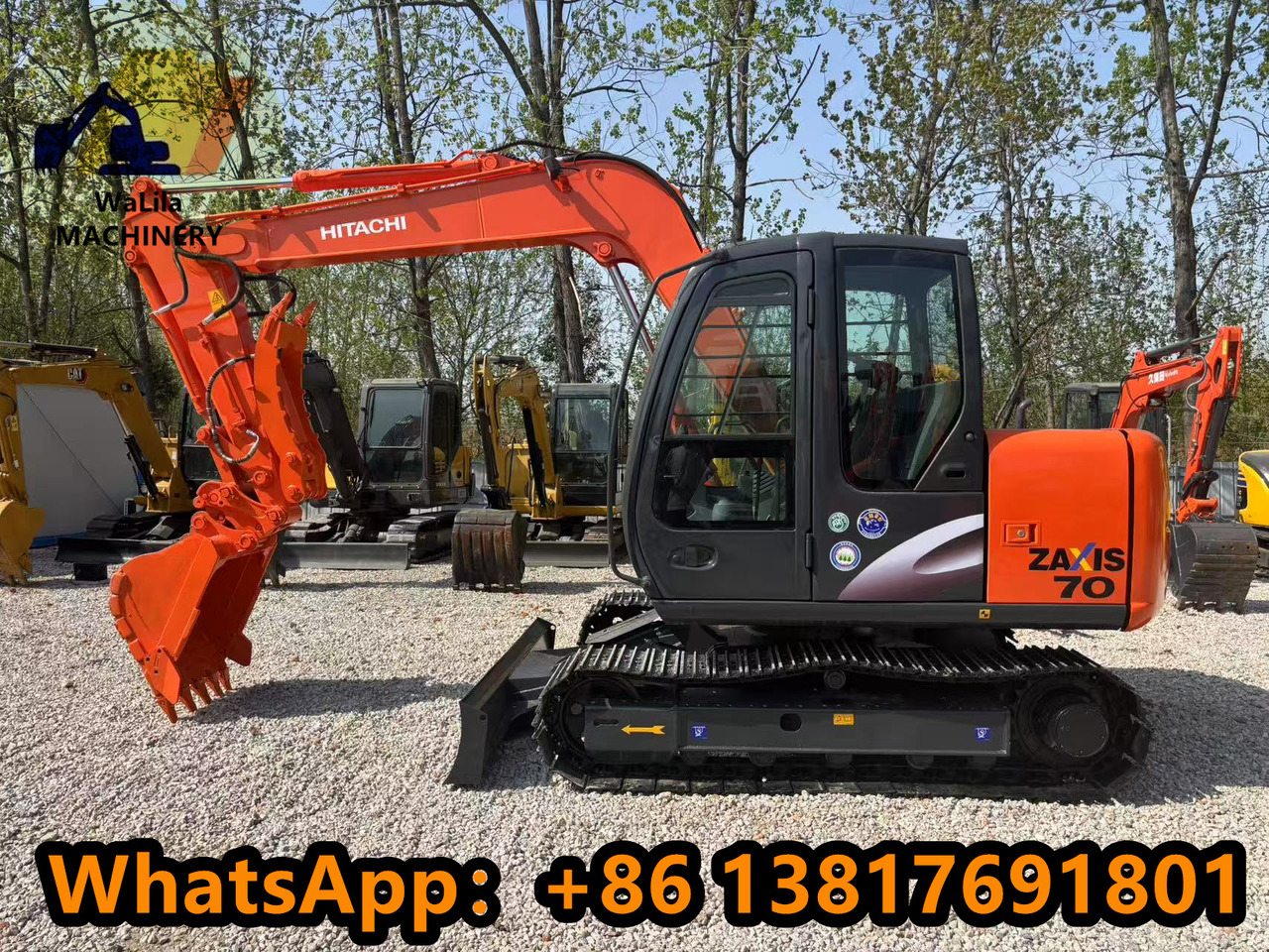 HITACHI ZX70 - Miniekskavaator: pilt 1 HITACHI ZX70 - Miniekskavaator: pilt 1