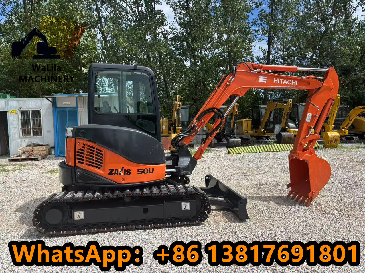 HITACHI Zx50 - Miniekskavaator: pilt 1 HITACHI Zx50 - Miniekskavaator: pilt 1
