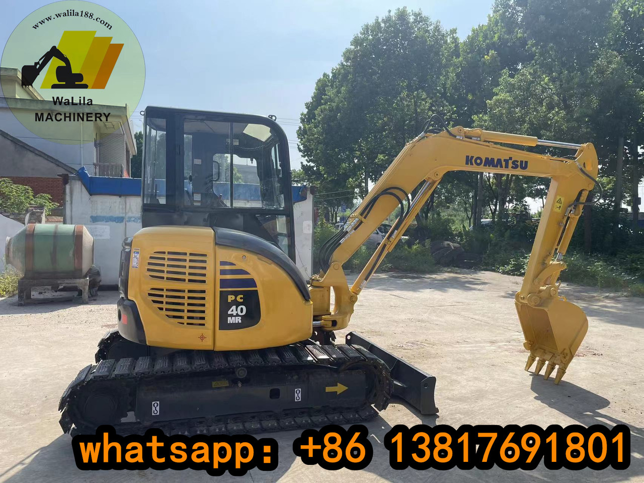 KOMATSU PC 40 MR-3 - Miniekskavaator: pilt 1 KOMATSU PC 40 MR-3 - Miniekskavaator: pilt 1