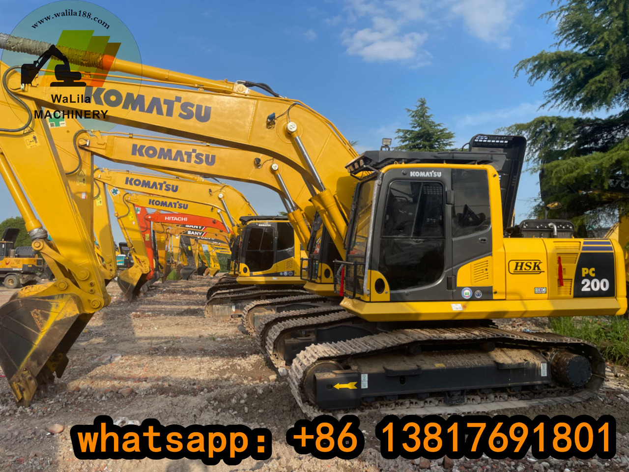 KOMATSU PC200-8 - Lintekskavaator: pilt 1 KOMATSU PC200-8 - Lintekskavaator: pilt 1