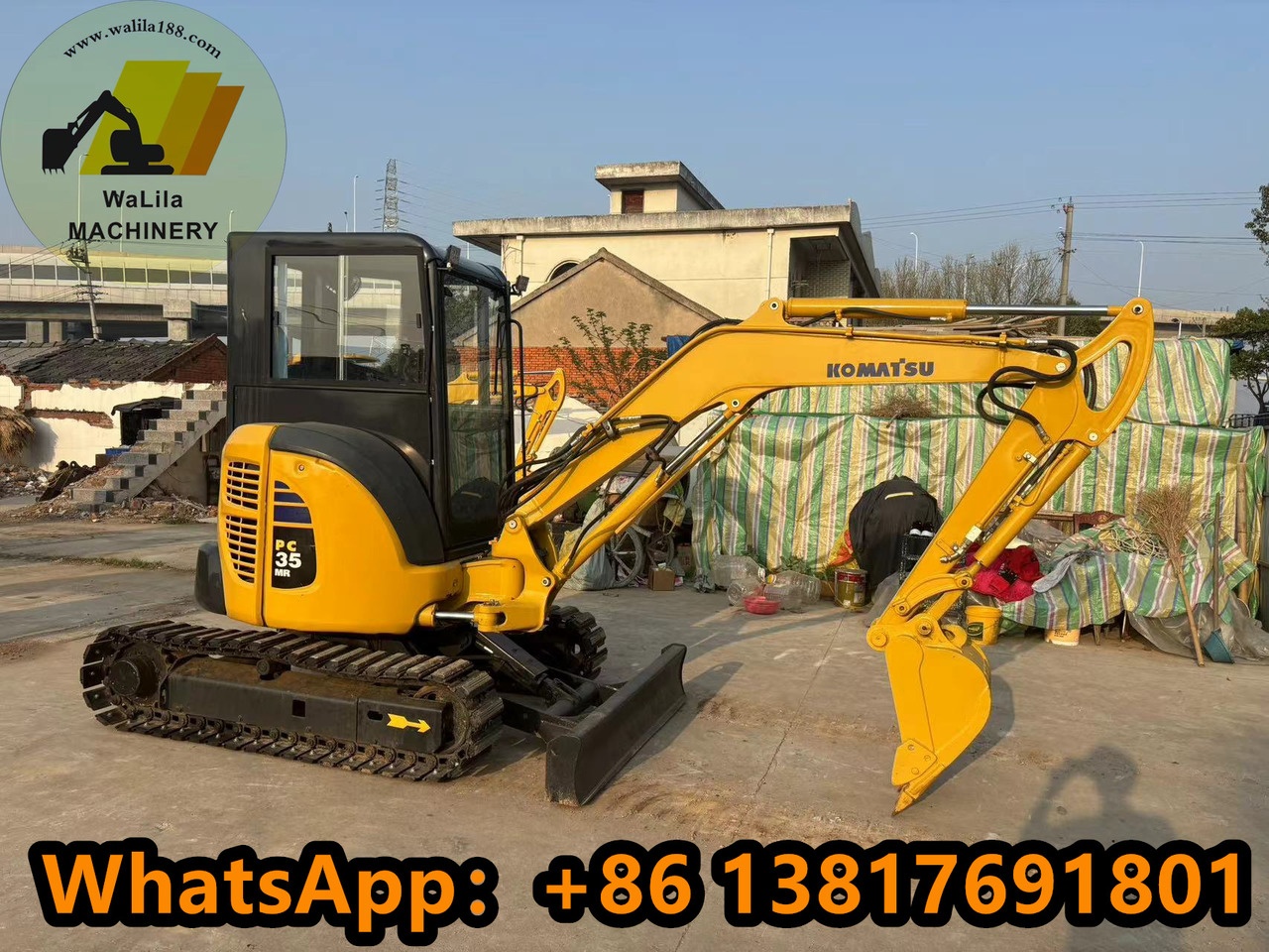 KOMATSU PC35MR - Miniekskavaator: pilt 1 KOMATSU PC35MR - Miniekskavaator: pilt 1