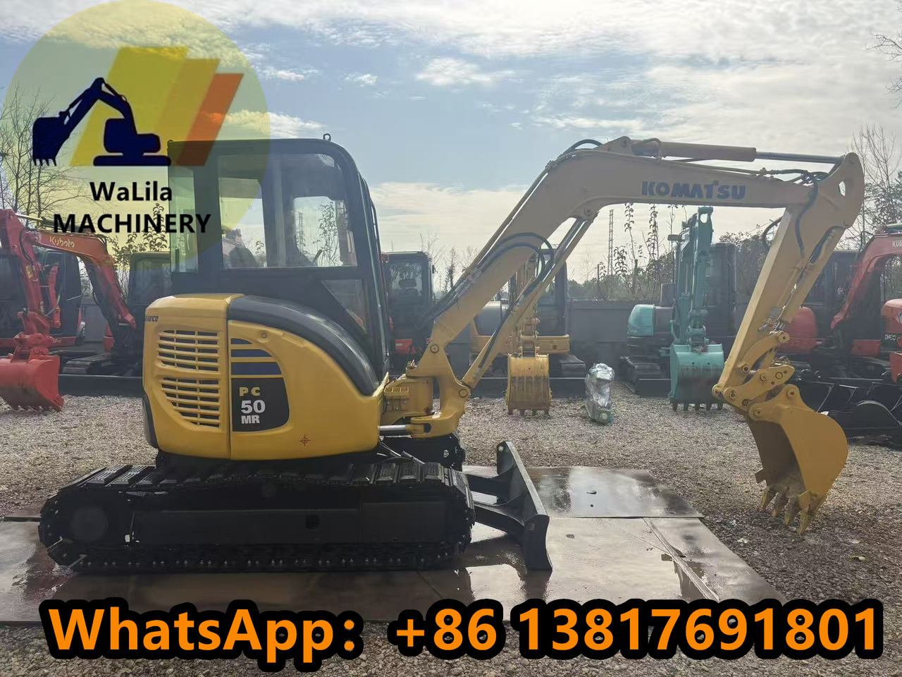 KOMATSU PC50MR-3 - Miniekskavaator: pilt 1 KOMATSU PC50MR-3 - Miniekskavaator: pilt 1