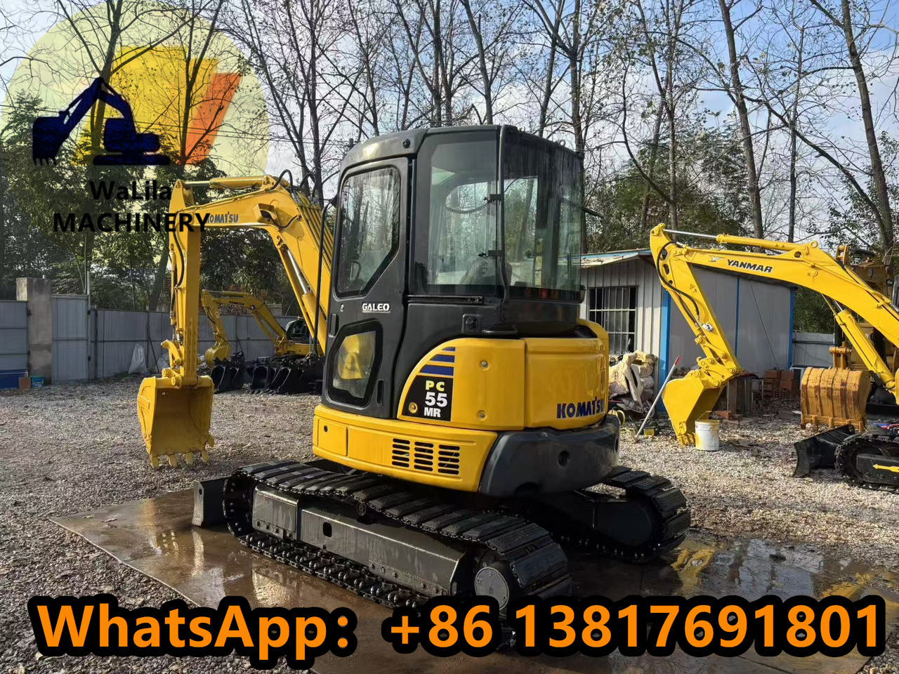 KOMATSU PC55MR-3 - Miniekskavaator: pilt 1 KOMATSU PC55MR-3 - Miniekskavaator: pilt 1