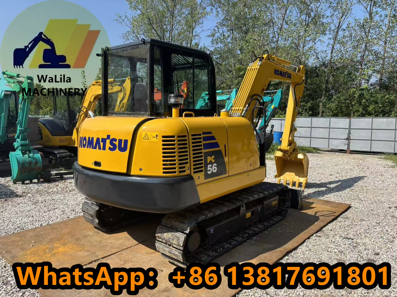 KOMATSU PC56-7 - Miniekskavaator: pilt 2 KOMATSU PC56-7 - Miniekskavaator: pilt 2