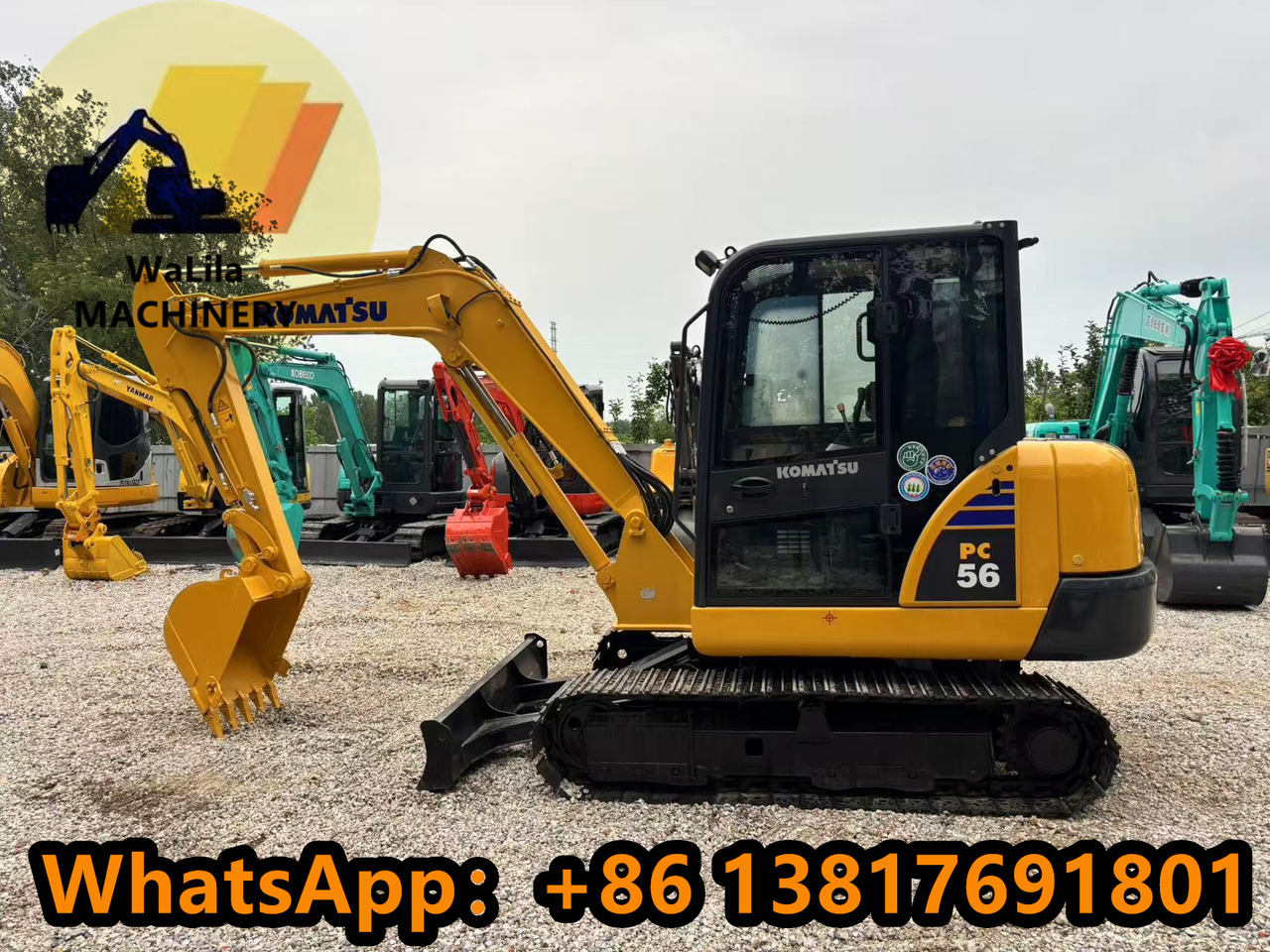 KOMATSU PC56 - Miniekskavaator: pilt 4 KOMATSU PC56 - Miniekskavaator: pilt 4