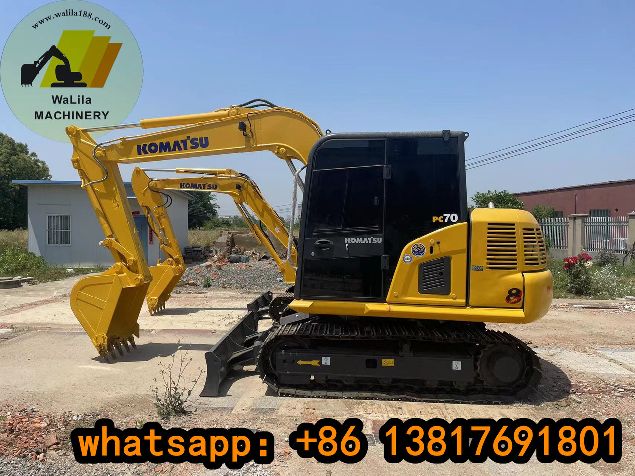 KOMATSU PC70-8 - Miniekskavaator: pilt 1 KOMATSU PC70-8 - Miniekskavaator: pilt 1