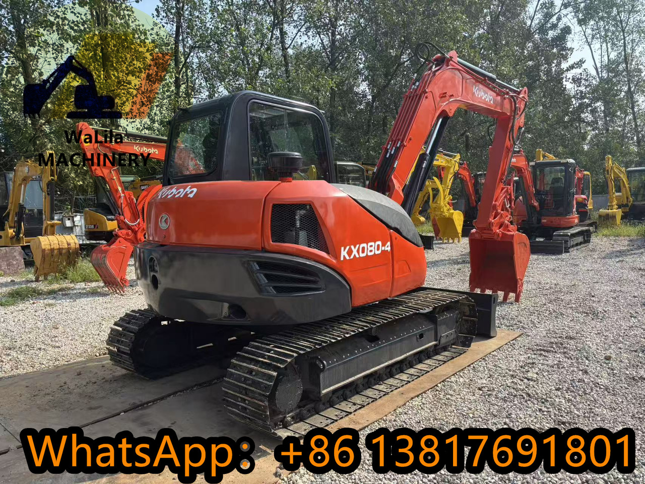 KUBOTA KX080-4 - Miniekskavaator: pilt 5 KUBOTA KX080-4 - Miniekskavaator: pilt 5