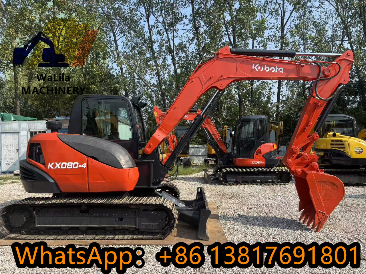 KUBOTA KX080 - Miniekskavaator: pilt 5 KUBOTA KX080 - Miniekskavaator: pilt 5