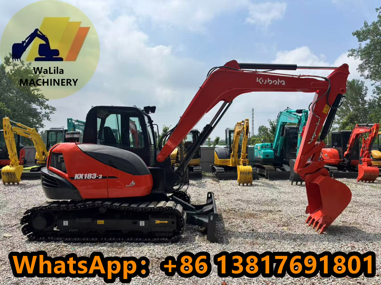 KUBOTA KX183 - Miniekskavaator: pilt 1 KUBOTA KX183 - Miniekskavaator: pilt 1
