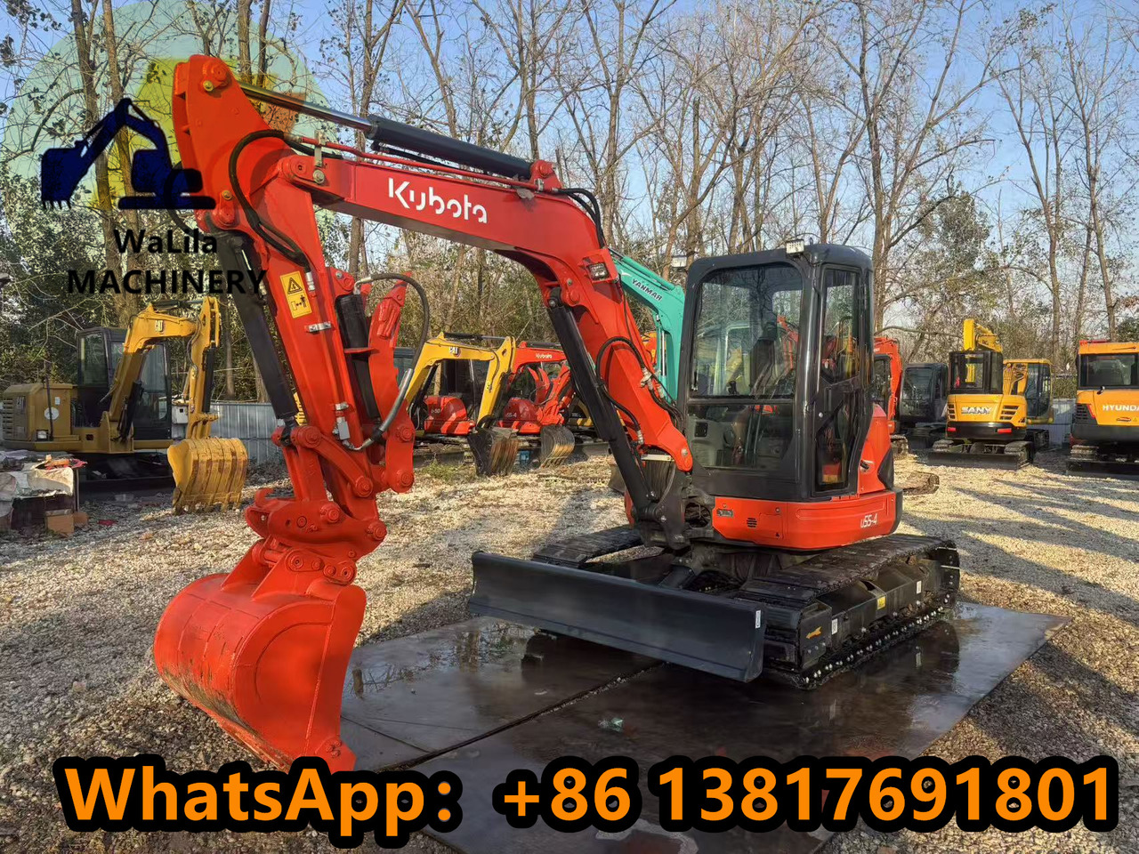 KUBOTA U55-4 - Miniekskavaator: pilt 3 KUBOTA U55-4 - Miniekskavaator: pilt 3