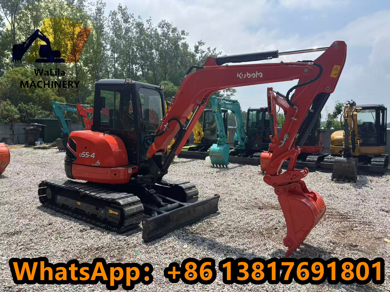 KUBOTA U55 - Miniekskavaator: pilt 1 KUBOTA U55 - Miniekskavaator: pilt 1