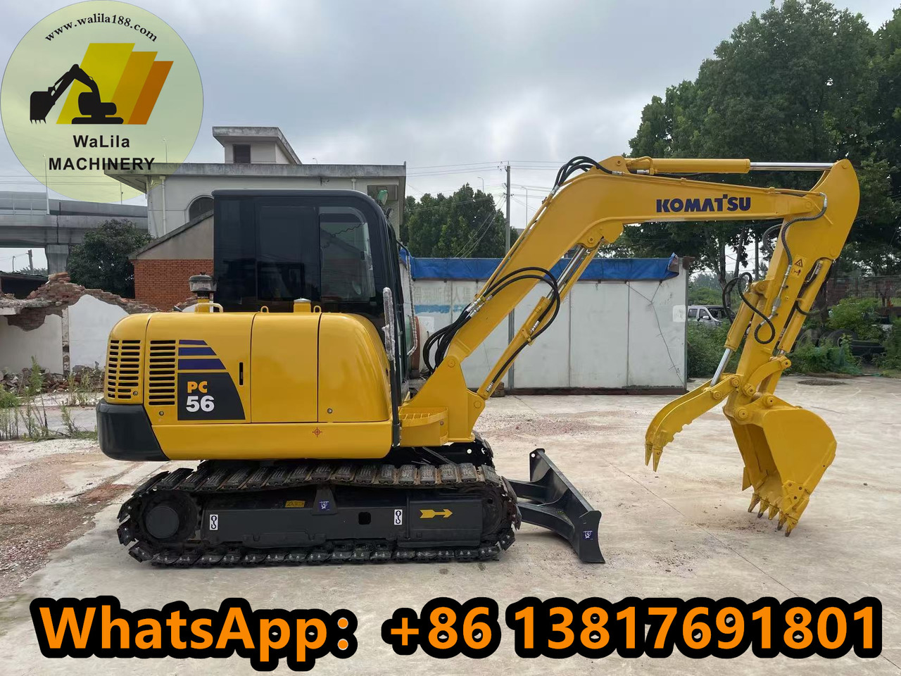 Komatsu PC 56-7 PC56-7 - Miniekskavaator: pilt 1 Komatsu PC 56-7 PC56-7 - Miniekskavaator: pilt 1