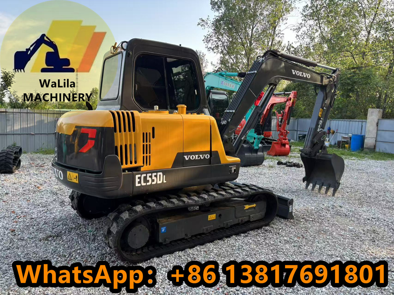 VOLVO EC55 Rubber track version - Miniekskavaator: pilt 4 VOLVO EC55 Rubber track version - Miniekskavaator: pilt 4