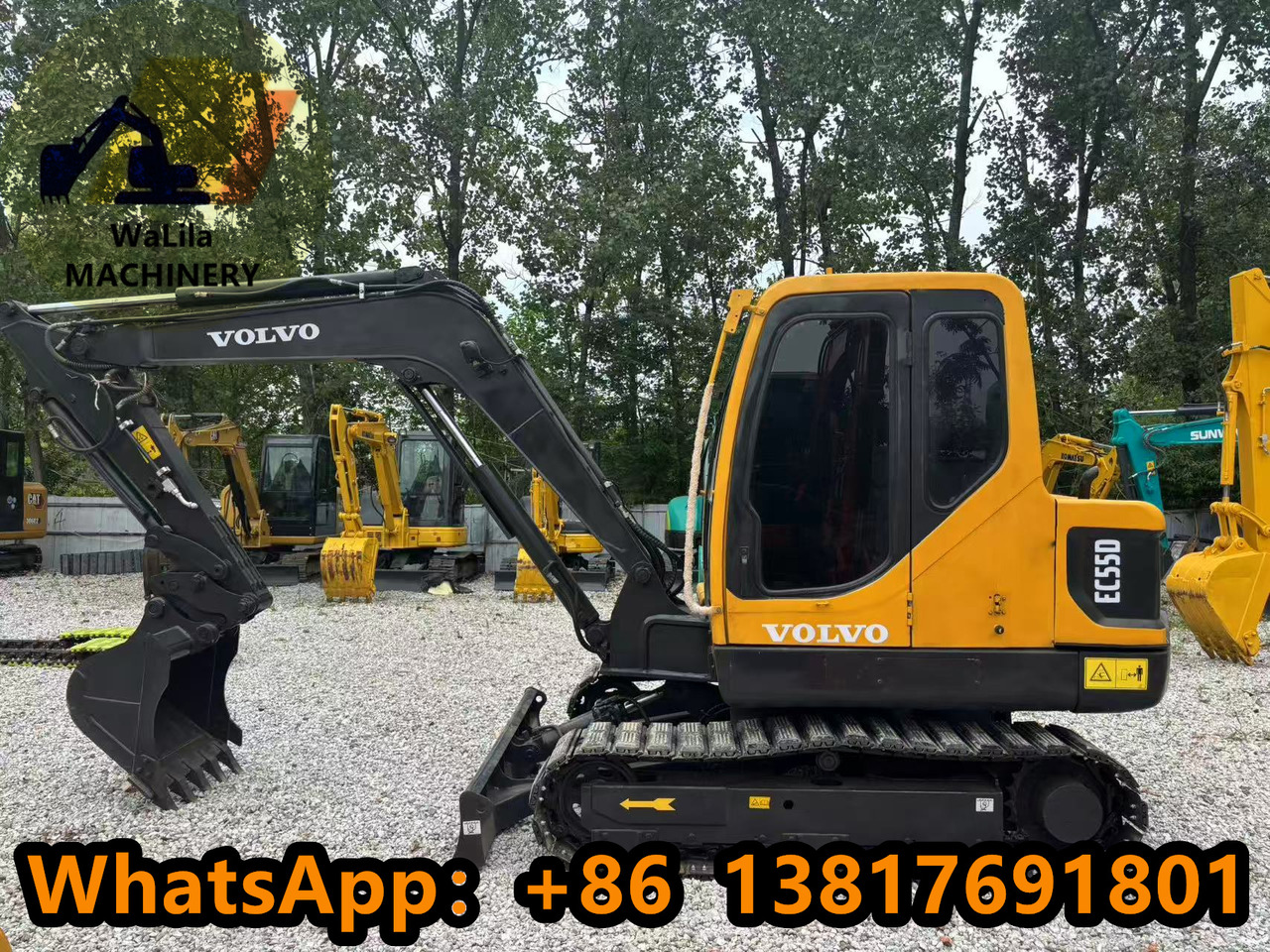 Volvo EC55D - Miniekskavaator: pilt 2 Volvo EC55D - Miniekskavaator: pilt 2