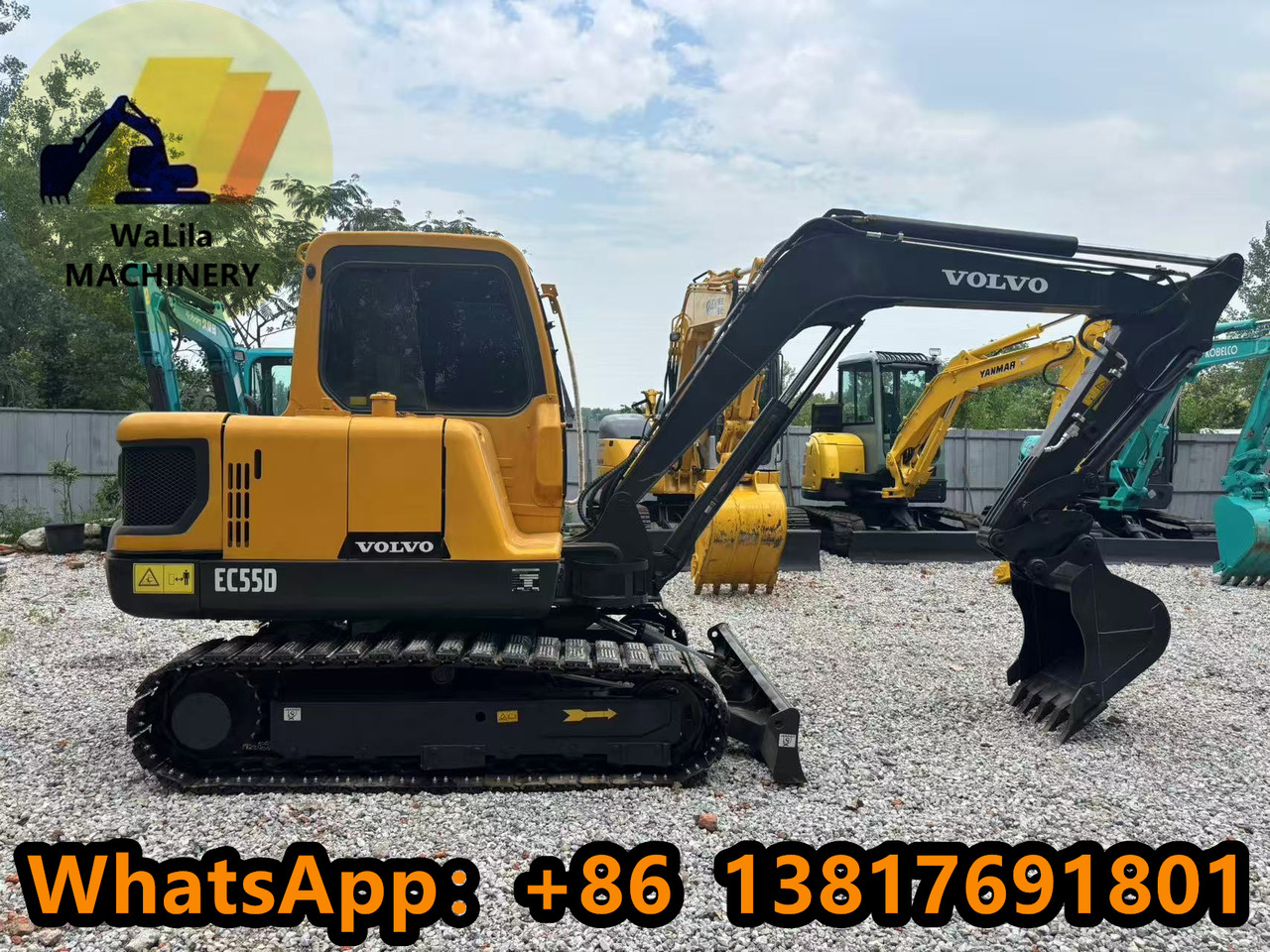 Volvo EC55D - Miniekskavaator: pilt 1 Volvo EC55D - Miniekskavaator: pilt 1
