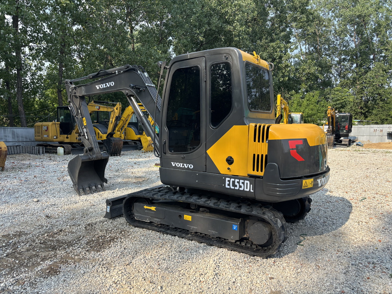 Volvo EC55D Rubber track - Miniekskavaator: pilt 1 Volvo EC55D Rubber track - Miniekskavaator: pilt 1