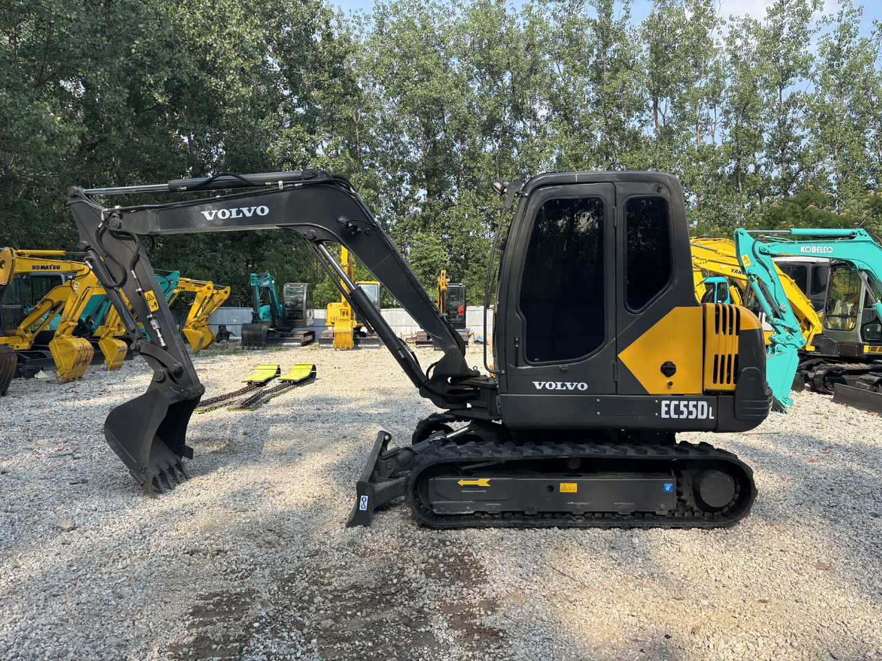 Volvo EC55D Rubber track - Miniekskavaator: pilt 3 Volvo EC55D Rubber track - Miniekskavaator: pilt 3