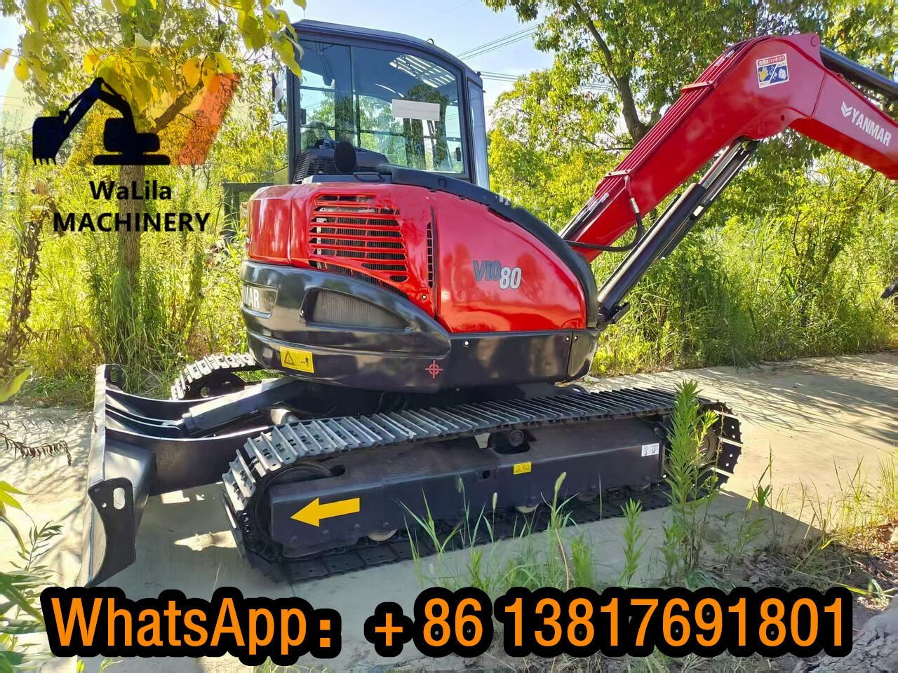 YANMAR VIO80 - Miniekskavaator: pilt 1 YANMAR VIO80 - Miniekskavaator: pilt 1