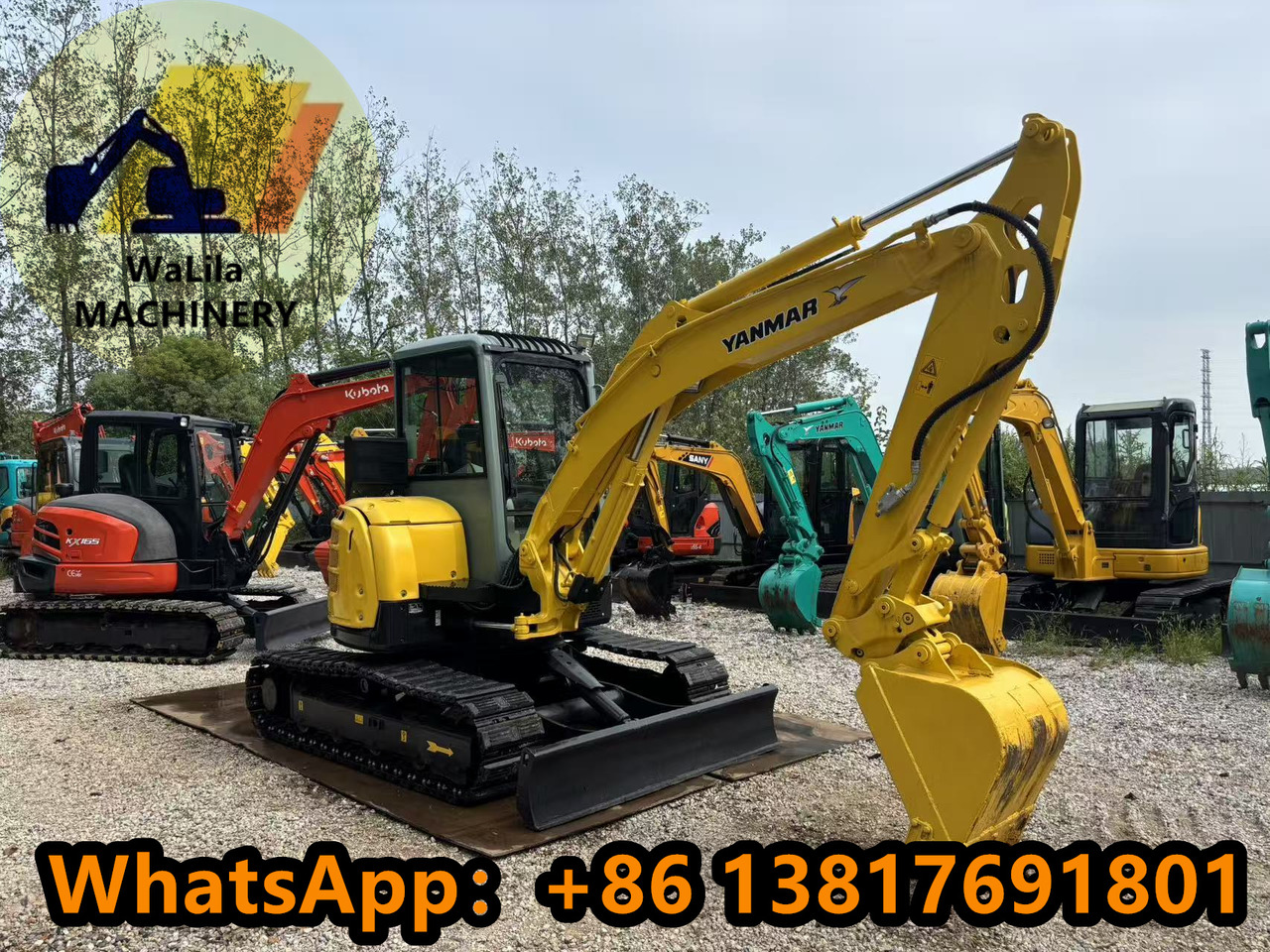 YANMAR vio55 - Miniekskavaator: pilt 4 YANMAR vio55 - Miniekskavaator: pilt 4