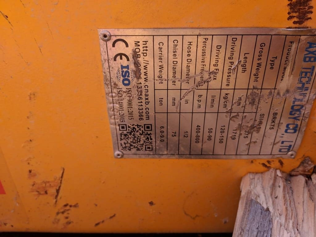 AXB BKR - Hüdrauliline haamer - Ehitusmasinad: pilt 3 AXB BKR - Hüdrauliline haamer - Ehitusmasinad: pilt 3