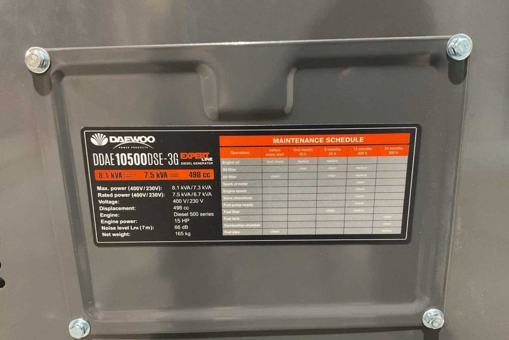 Daewoo DDAE10500DSE-3G - Generaatorikomplekt: pilt 3 Daewoo DDAE10500DSE-3G - Generaatorikomplekt: pilt 3