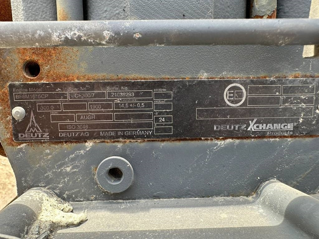 Deutz BF6M1015CP ENGINE - Mootor - Ehitusmasinad: pilt 5 Deutz BF6M1015CP ENGINE - Mootor - Ehitusmasinad: pilt 5