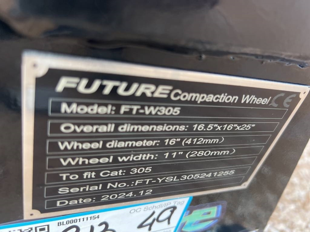 Future FT-W3054 Compaction Wheel - Rullija: pilt 3 Future FT-W3054 Compaction Wheel - Rullija: pilt 3