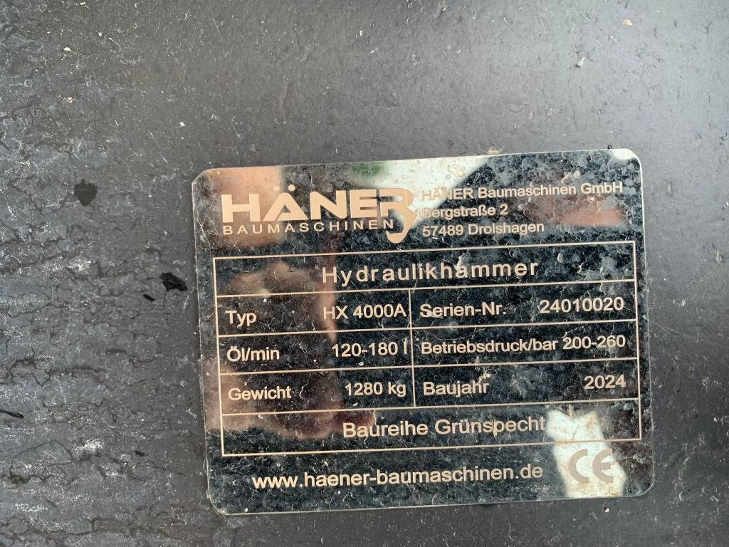 Haner HX4000A NEW - Hüdrauliline haamer - Ehitusmasinad: pilt 5 Haner HX4000A NEW - Hüdrauliline haamer - Ehitusmasinad: pilt 5