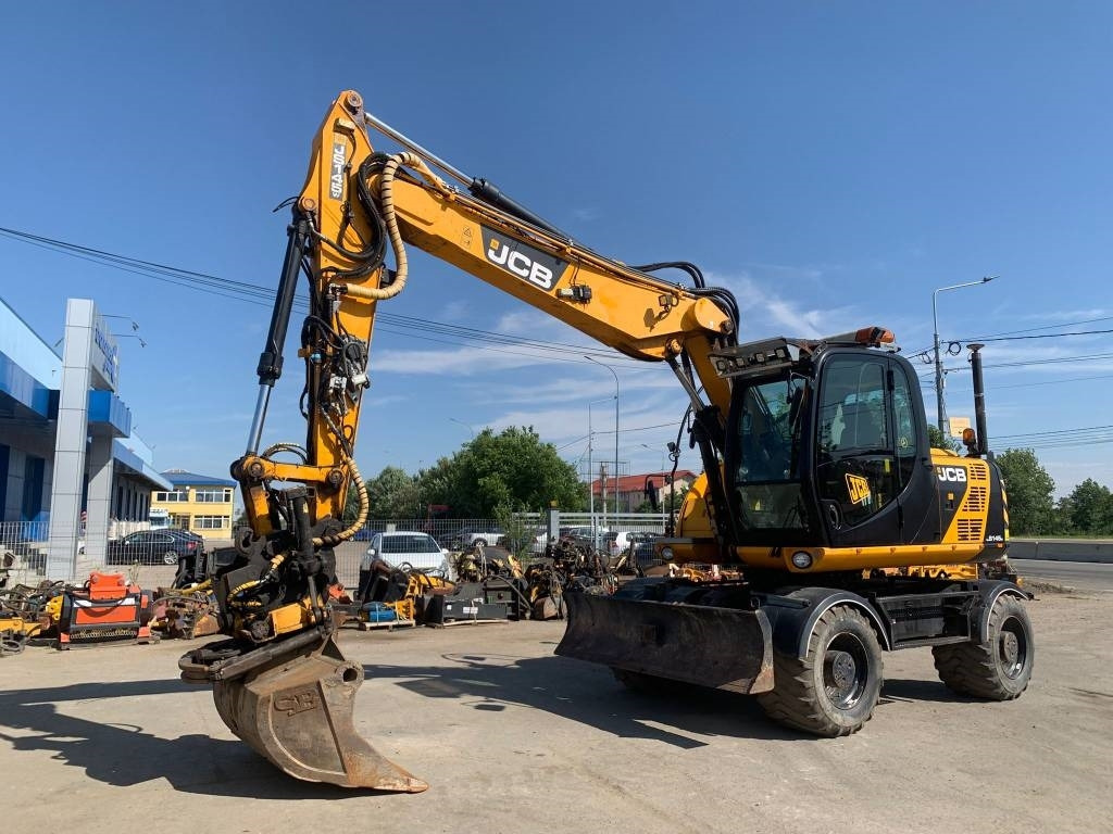 JCB JS 145 W+Engcon Rototilt+Sistem Laser 2D Leica Ico - Ratastel ekskavaator: pilt 1 JCB JS 145 W+Engcon Rototilt+Sistem Laser 2D Leica Ico - Ratastel ekskavaator: pilt 1