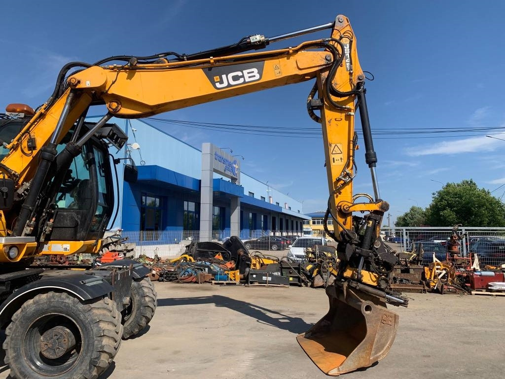 Ratastel ekskavaator JCB JS 145 W+Engcon Rototilt+Sistem Laser 2D Leica Ico: pilt 6
