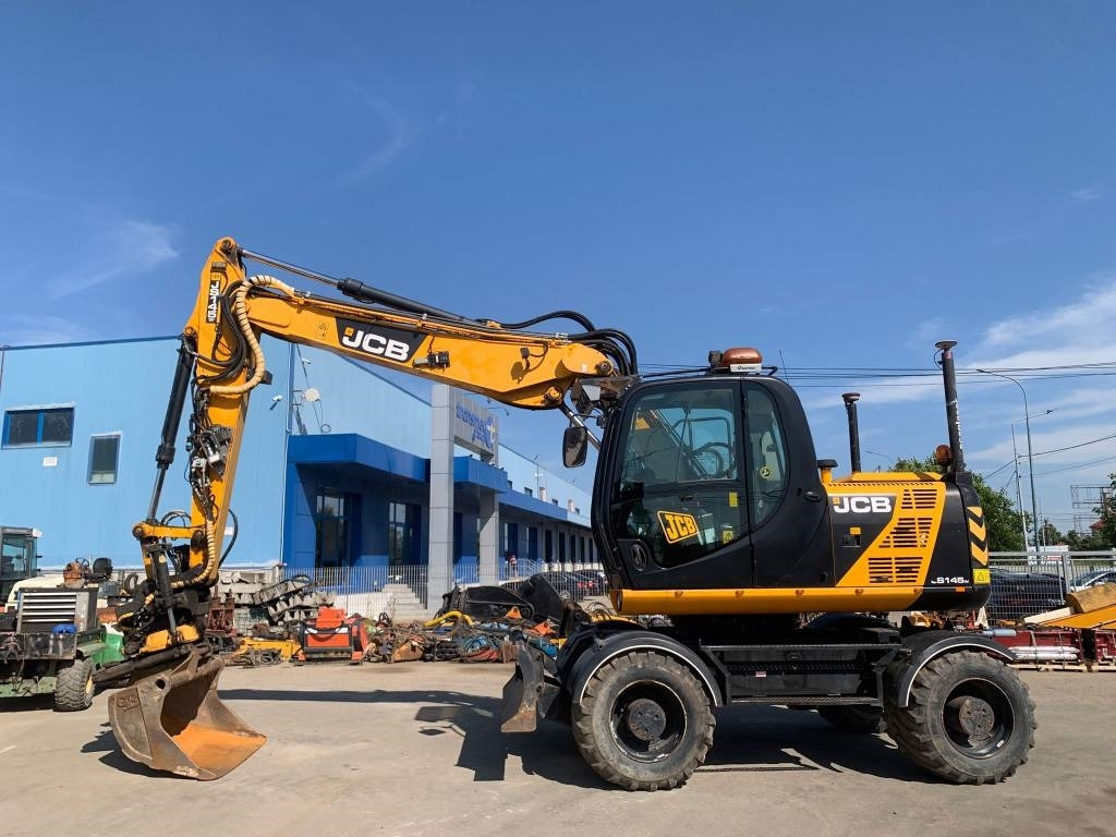 Ratastel ekskavaator JCB JS 145 W+Engcon Rototilt+Sistem Laser 2D Leica Ico: pilt 10