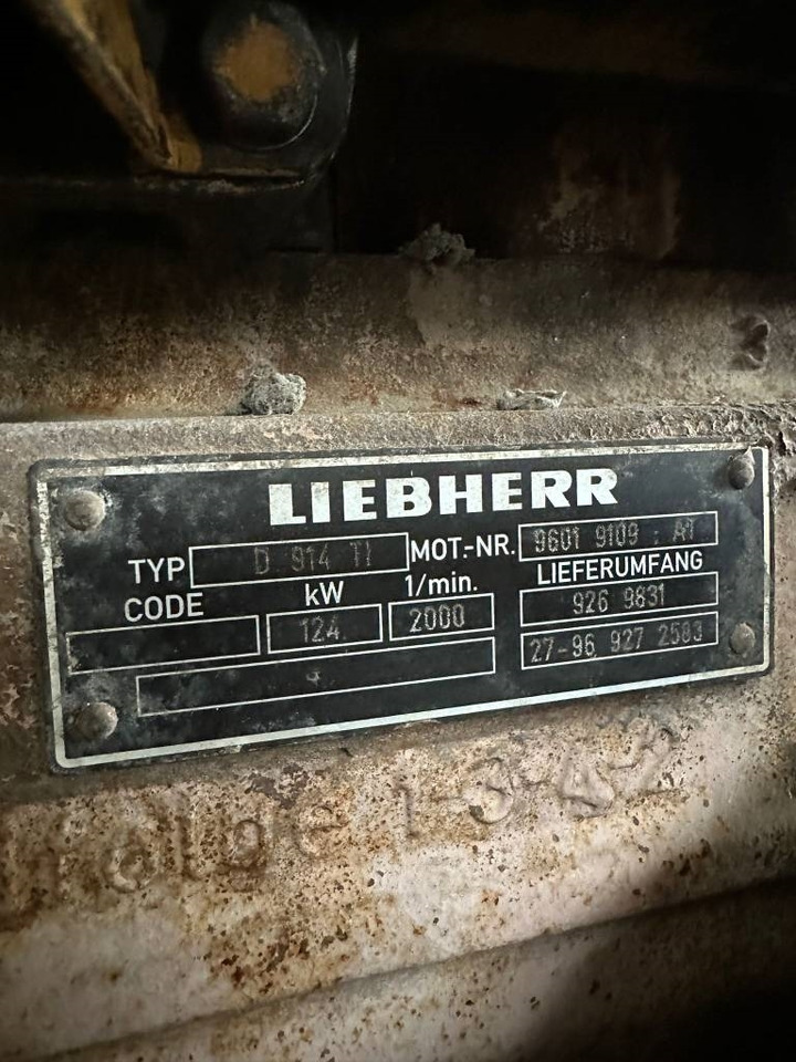 Liebherr D 914 T1 ENGINE - Mootor - Ehitusmasinad: pilt 2 Liebherr D 914 T1 ENGINE - Mootor - Ehitusmasinad: pilt 2