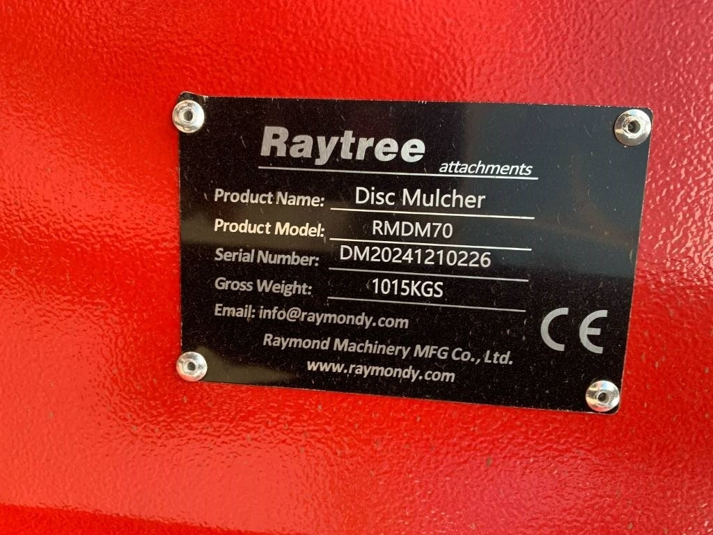 Raytree RMDM70 Mulcher - Võsafrees: pilt 4 Raytree RMDM70 Mulcher - Võsafrees: pilt 4